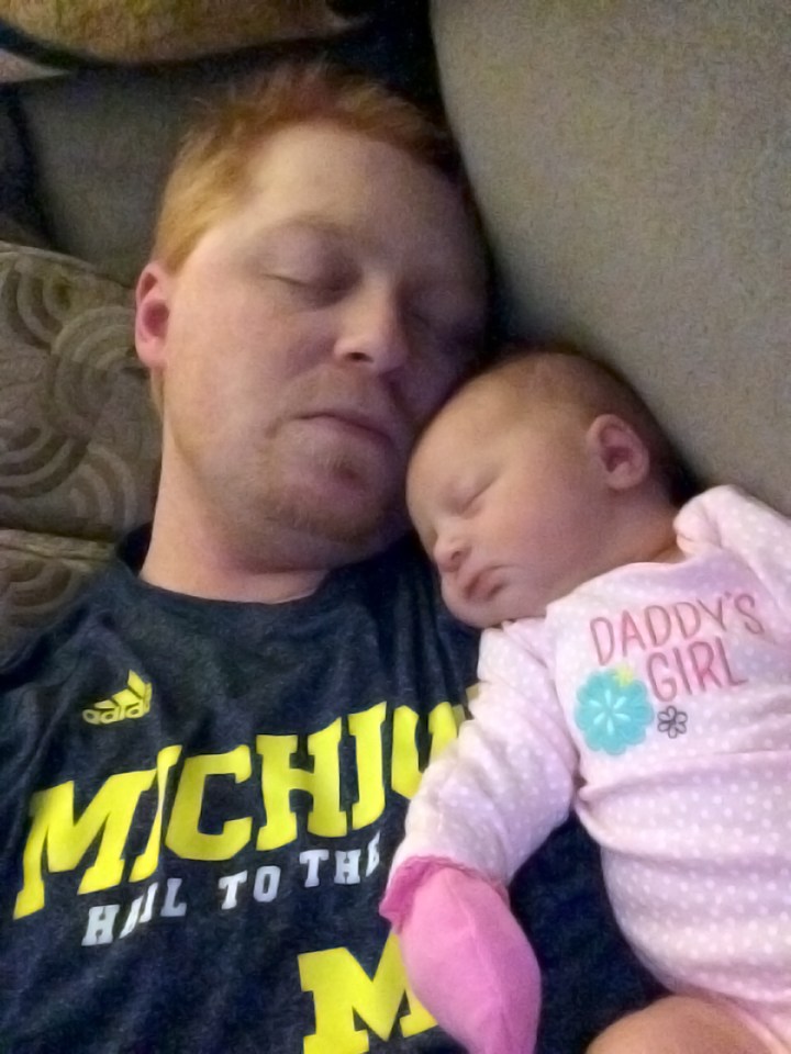 DaddyMayleeSleeping